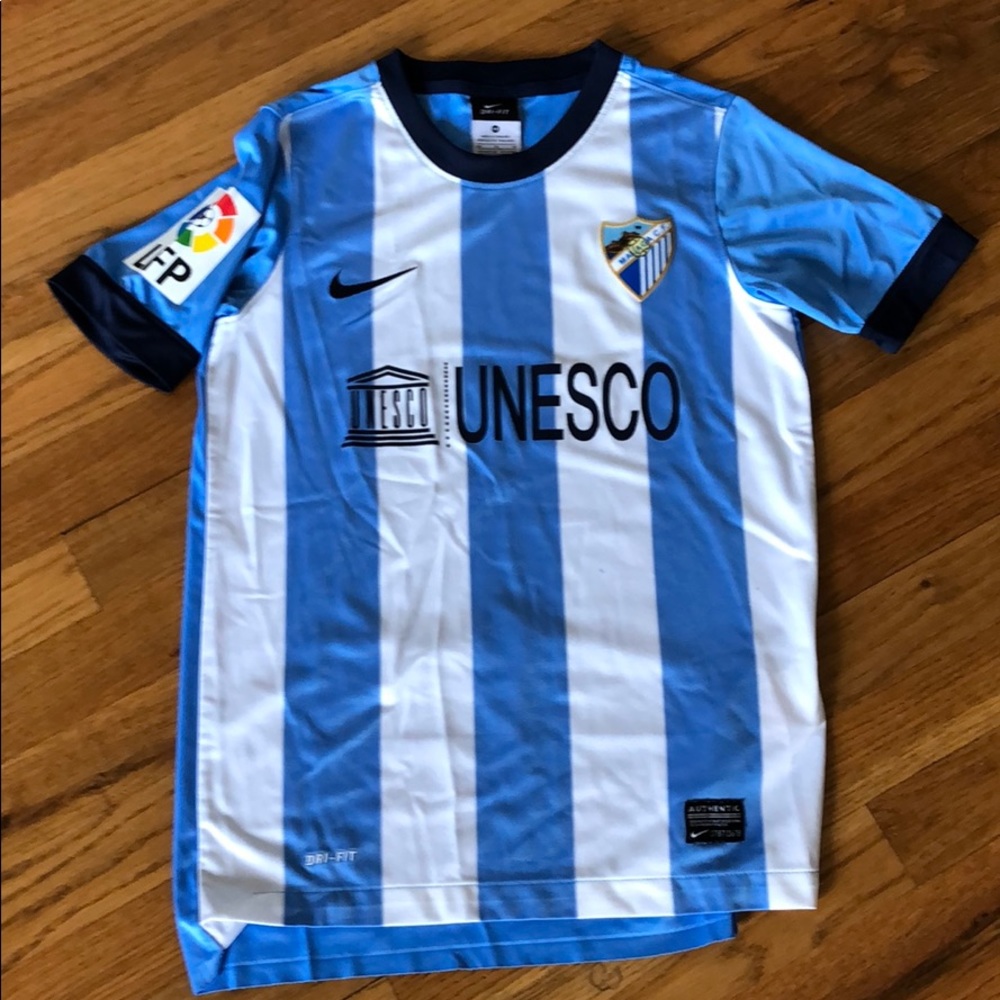 authentic Nike Malaga FC soccer jersey
